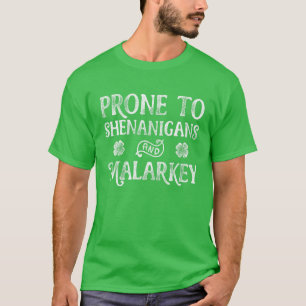 T-shirt Prêt Aux Shenanigans Et Au Jour de la Saint Patric