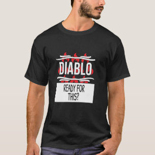 T-shirt Prêt pour ce costume de groupe Diablo Hot Sauce