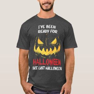 T-shirt Prêt Pour Halloween, Jack-o'-lantern Coût Hallowee
