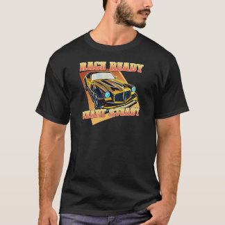 T-shirt Prêt pour la course, Heart Steady Motorsport