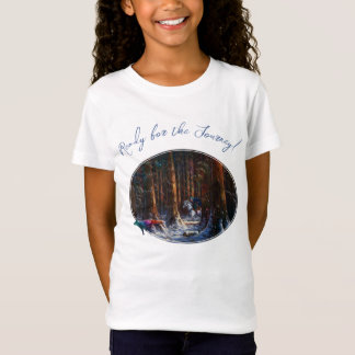 T-Shirt Prêt pour le Voyage ! pays fantastique forêt art