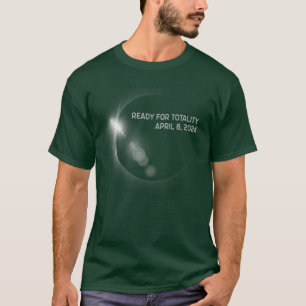 T-shirt Prêt pour l'Eclipse Solaire US Totalité 8 avril 20