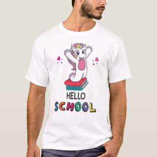 T-shirt Prêt pour l'école en ligne