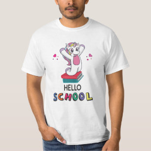 T-shirt Prêt pour l'école en ligne