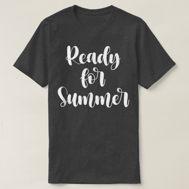 T-shirt Prêt Pour L'Été 278 (Design devant)