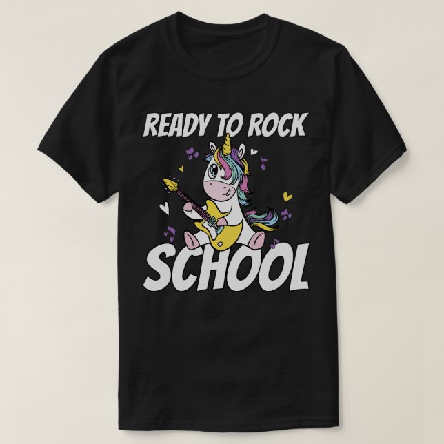 T-shirt Prêt Pour Rock School 1 (Design devant)