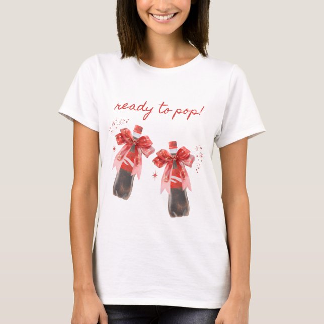 T-shirt Prête à Accoucher Baby Shower (Devant)