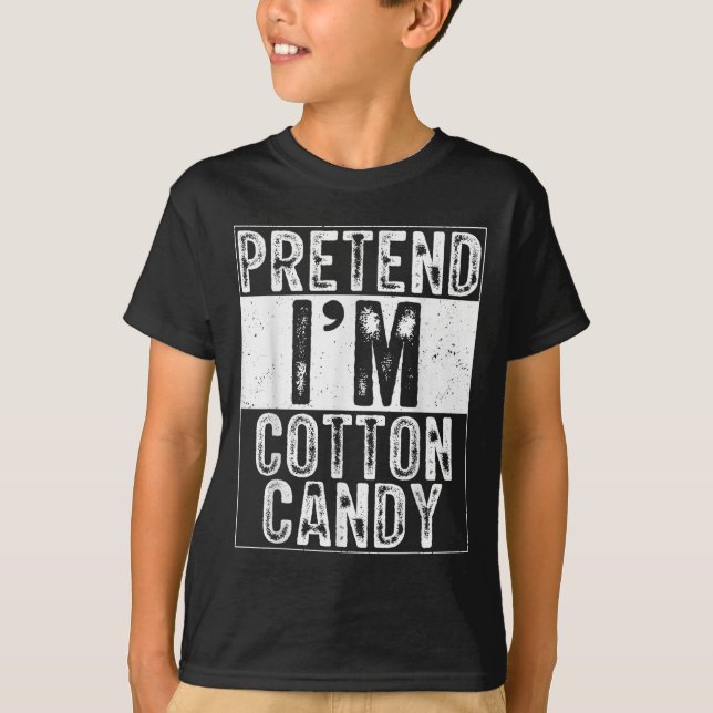T-shirt Pretend I'm Cotton Candy Family Women Men Costume  (Devant)