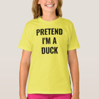 Pretendez que je suis un canard Halloween automne
