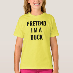 T-shirt Pretendez que je suis un canard Halloween automne