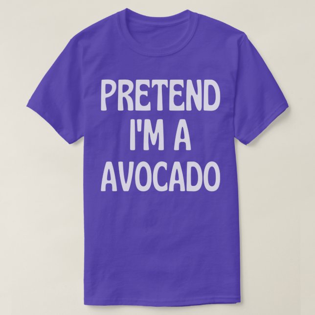 T-shirt Prétendre Ix27m a Avocado Halloween Costumes 2 (Design devant)