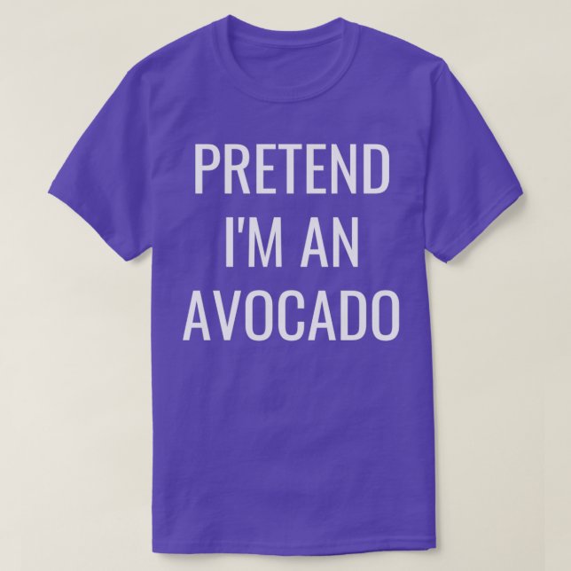 T-shirt Prétendre Ix27m Un Amant Fruit Avocado Avocado (Design devant)