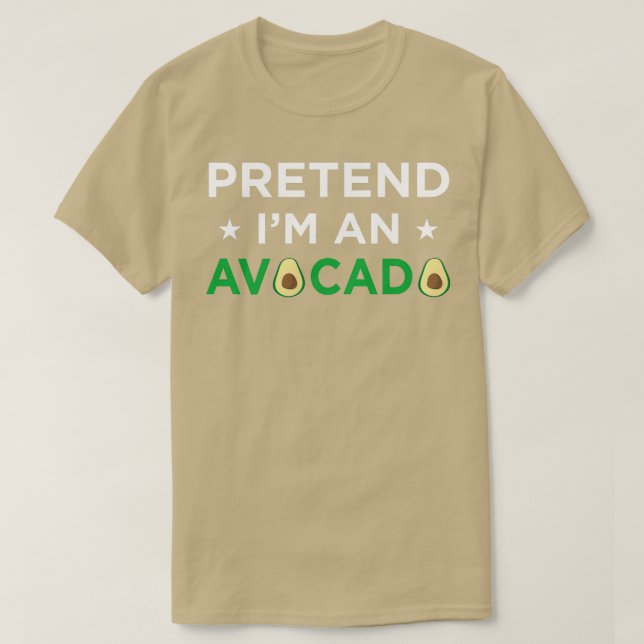 T-shirt Prétendre Ix27m Un Avocado amusant frais d'Hallowe (Design devant)