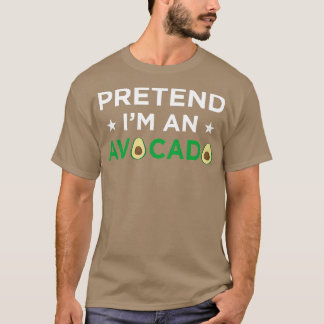 T-shirt Prétendre Ix27m Un Avocado amusant frais d'Hallowe