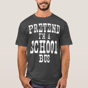 T-shirt Prétendre Ix27m un bus scolaire Halloween 2