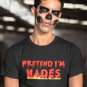 T-shirt Prétendre que je suis Hadès Horreur Costume Hallow