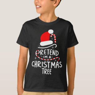 T-shirt Prétendre que je suis un arbre de Noël Fun Costume