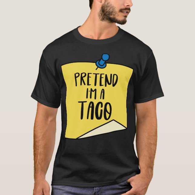 T-shirt Prétendre que je suis un camion taco Chemise Hallo (Devant)