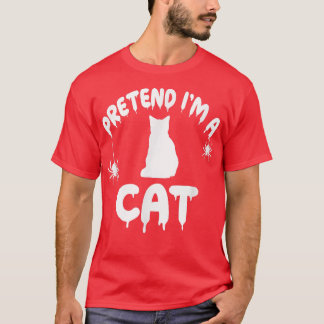 T-shirt Prétendre que je suis un chat Tabby Kitten Éffraya