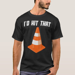 T-shirt Prétendre que je suis un cône de la circulation, j