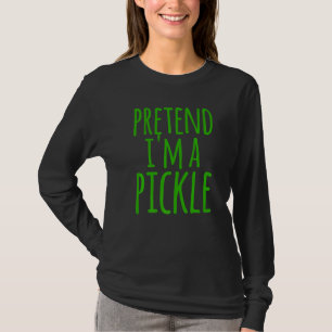 T-shirt Prétendre Que Je Suis Un Costume De Picket Hallowe