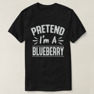 T-shirt Prétendre que je suis un costume d'Halloween blueb