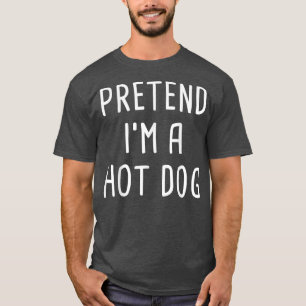 T-shirt Prétendre que je suis un costume d'Halloween de ch