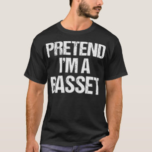 T-shirt Prétendre que je suis un costume d'Halloween Hound