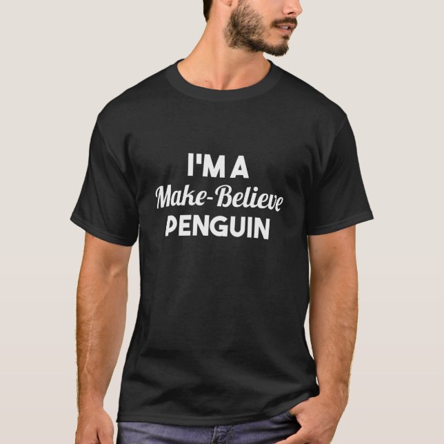 T-shirt Prétendre Que Je Suis Un Costume D'Halloween Pingo (Devant)