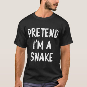 T-shirt Prétendre que je suis un costume serpent Hallowee