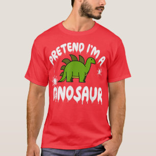 T-shirt Prétendre que je suis un Stegosaurus Dinosaur Éffr