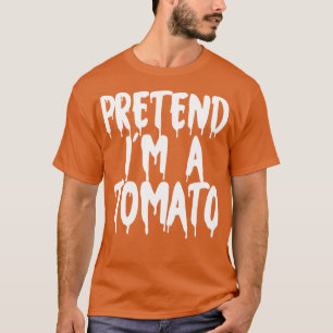 T-shirt Prétendre Que Je Suis Une Tomate Halloween Couples