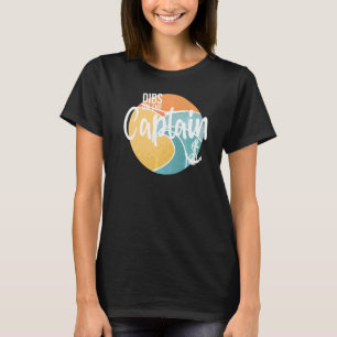 T-shirt Prétention Sur Le Capitaine Femme De Capitaine Ré
