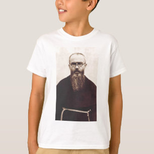 T-shirt Prêtre catholique polonais Saint Maximilian Kolbe
