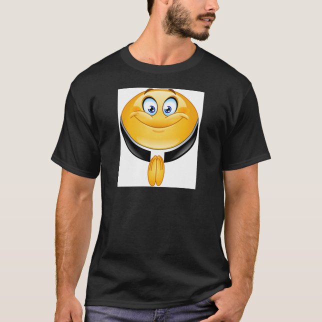 T-shirt prêtre émoji (Devant)