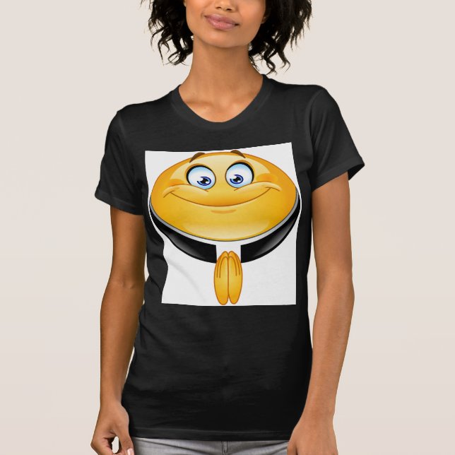 T-shirt prêtre émoji (Devant)