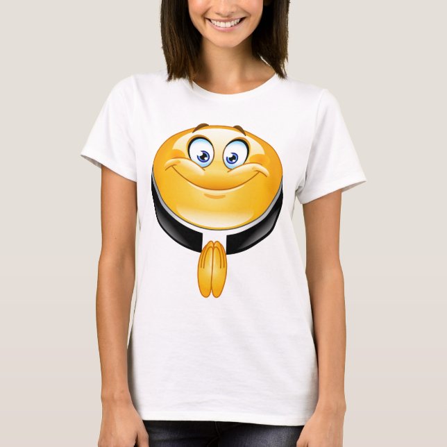 T-shirt prêtre émoji (Devant)