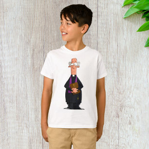 T-shirt Prêtre tenant la Bible Personnage du clergé IFunny
