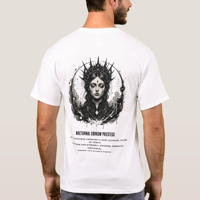 T-shirt Prêtresse du Chagrin Nocturne (Dos)