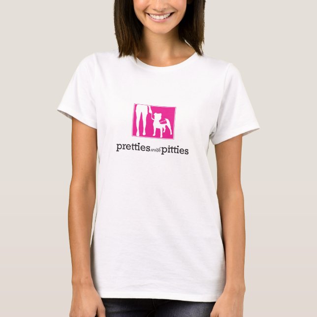 T-shirt Pretties avec Pitties (Devant)