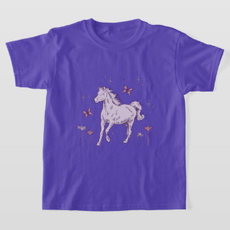 T-shirt Pretty Purple Horse