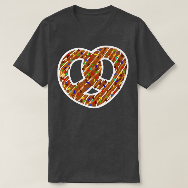 T-shirt Pretzel avec des oppings Funny Pretzel Day Enfants (Design devant)