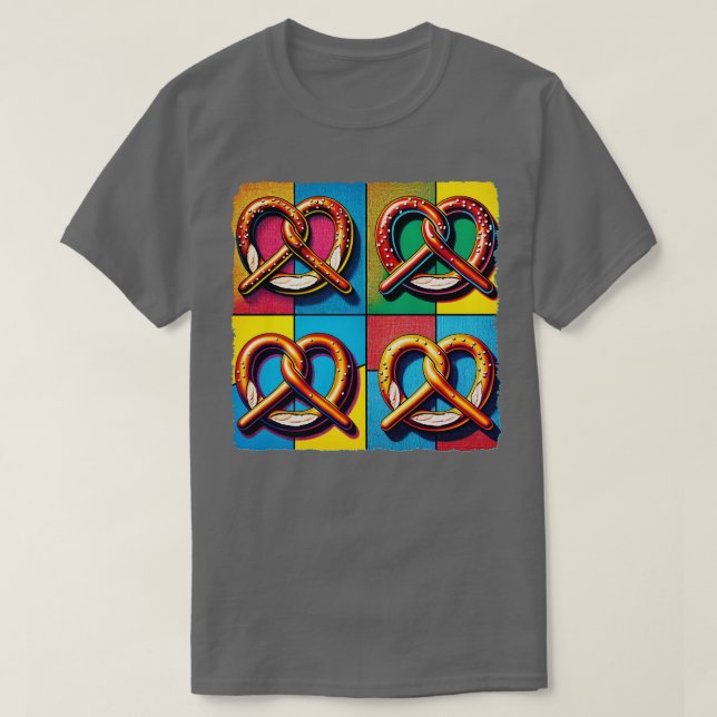 T-shirt Pretzel Une touche de saveur artistique (Design devant)