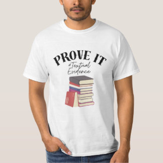 T-shirt Preuve textuelle