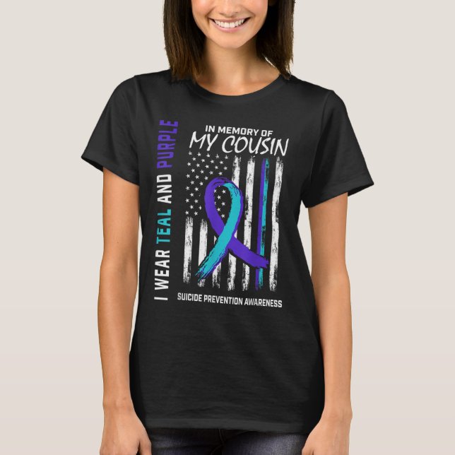 T-shirt Prévention de la prise de conscience du suicide de (Devant)