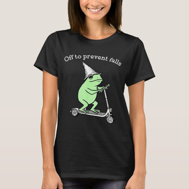 T-shirt Prévention des chutes Spt Pta Infirmière Saison au (Devant)