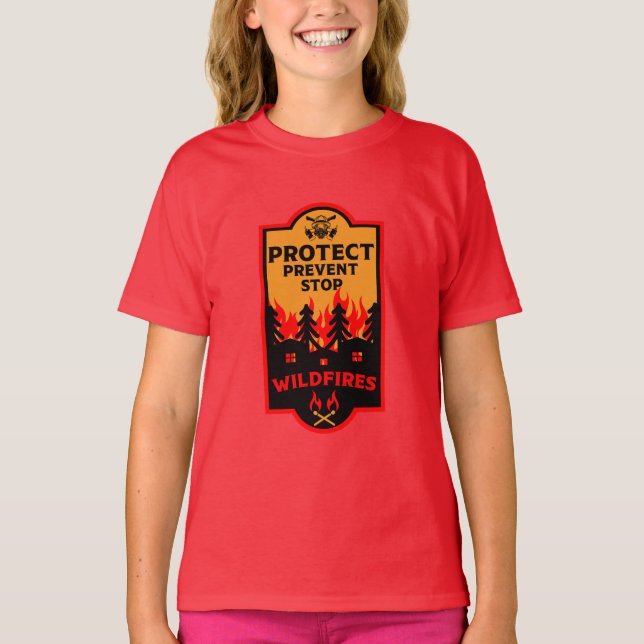 T-shirt Prévention des incendies (Devant)