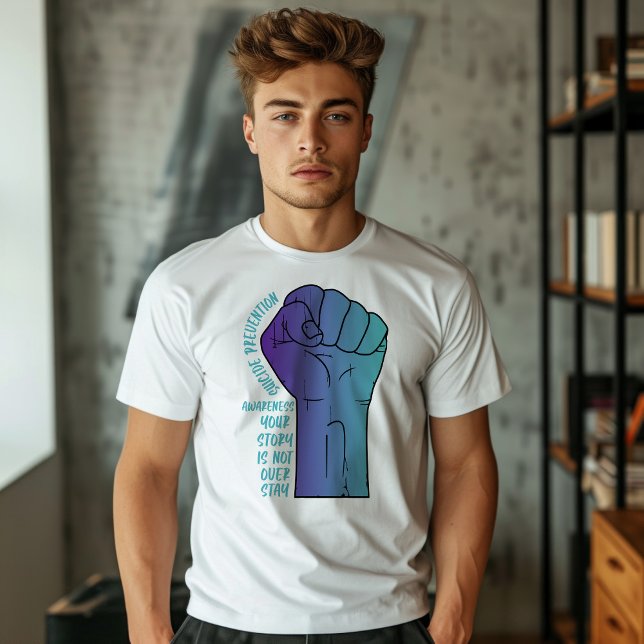 T-shirt Prévention du suicide Big Fist (Créateur téléchargé)