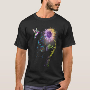 T-shirt Prévention du suicide Colibri de tournesol