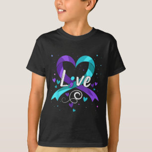 T-shirt Prévention du suicide - Ruban de sensibilisation a